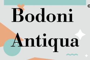 Bodoni Antiqua Font Font Download