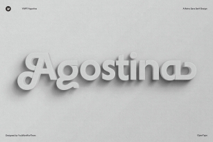 YWFT Agostina: A Modern Sans Serif Typeface Font Download