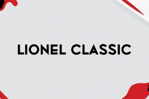 Lionel Classic Font Font Download