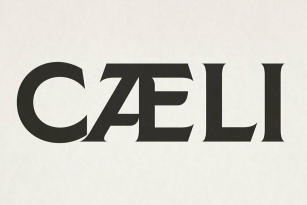 Caeli Font Font Download