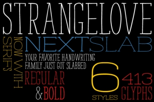 Strangelove NextSlab Font Font Download