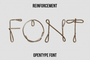 Reinforcement SVG Font Font Download