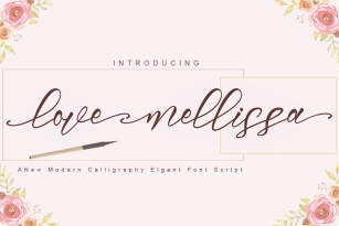 Love Mellissa Font Font Download
