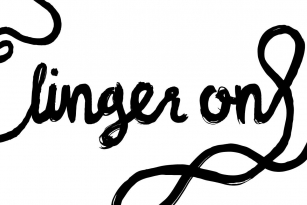 Linger On Font Font Download