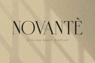 Novante Font Font Download
