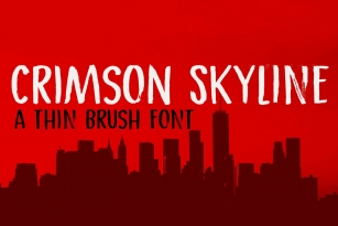 Crimson Skyline Font Font Download