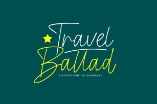 Travel Ballad Font Font Download