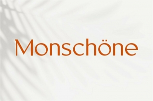 Monschone Font Font Download