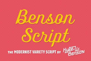 Benson Script Font Font Download