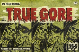 True Gore Font Font Download