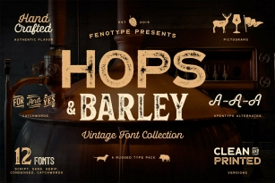 Hops and Barley Font Font Download