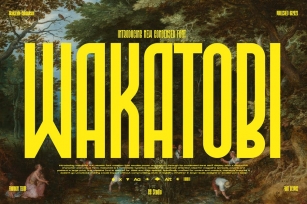 Wakatobi - Ultra Condensed Font Font Download
