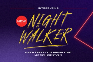 Night Walker Font Font Download