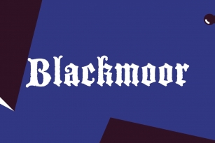 Blackmoor Font Font Download