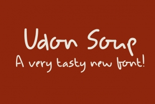 Udon Soup Font Font Download