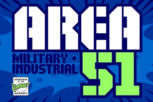 Area 51 Font Font Download