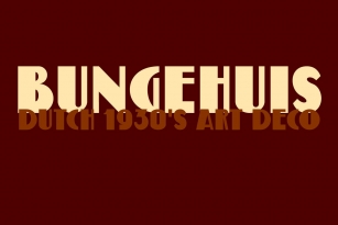 Bungehuis Font Font Download
