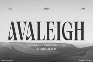 Avaleigh Font Font Download