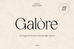 Galore Font Font Download