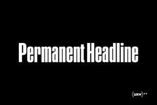 Permanent Headline Font Font Download