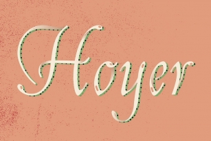 Hoyer Script Font Font Download
