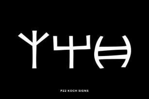 P22 Koch Signs Font Font Download