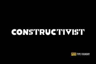 P22 Constructivist Set Font Font Download