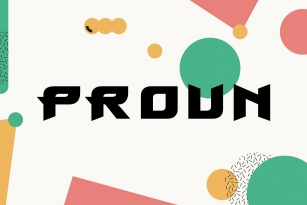 Proun Font Font Download