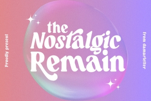 The Nostalgic Remain Font Font Download