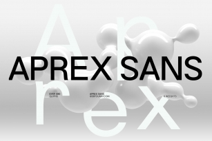 Aprex Sans Font Font Download