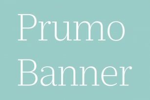 Prumo Banner Font Font Download