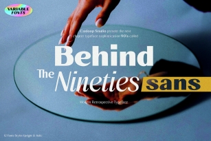 Behind The Nineties Font Font Download