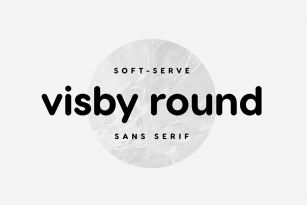 Visby Round CF Font Font Download