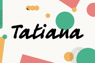 Tatiana Font Font Download