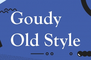 Goudy Old Style Font Font Download