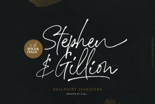 Stephen Gillion Font Font Download