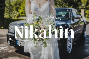 Nikahin - Elegant Luxury Wedding Font Font Download