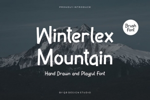 Winterlex Mountain - Hand Drawn Font Font Download