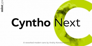 Cyntho Next Font Font Download