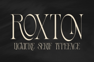 Roxton Font Font Download