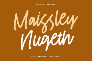 Maissley Nugeth Handwritten Script Font Download