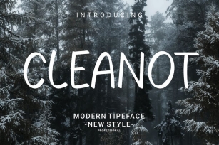 Cleanot Font Font Download