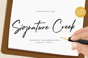 Signature Creek Font Download
