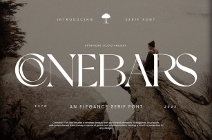 Conebars - Elegance Serif Font Font Download
