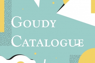 Goudy Catalogue Font Font Download