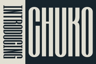 Chuko Font Font Download