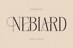 Nebiard Classic Serif Font Font Download