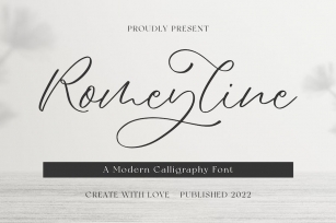 Romeyline - Wedding Font Font Download