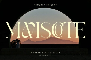 Maviscote - Modern Serif Font Font Download