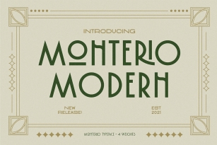 Monterio Font Font Download
